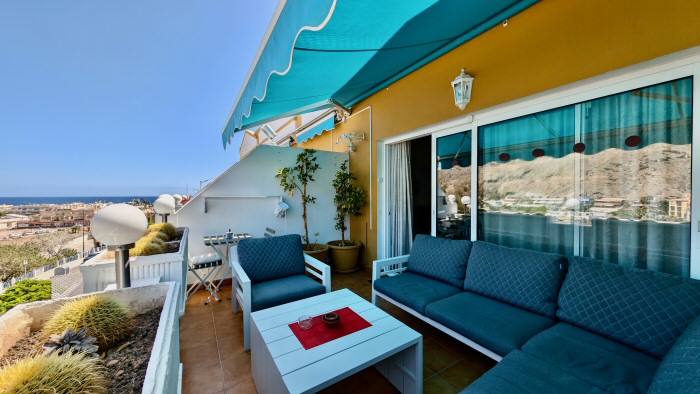 Terrace With View To Valley And Sea