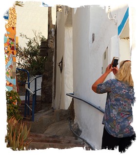 Steps in the old village