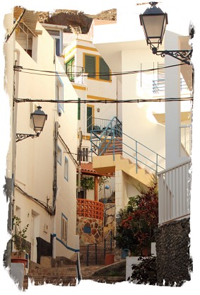 In the old quarter of Playa Mogan